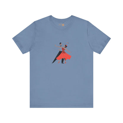 Dancing Couples Graphic Unisex T-Shirt - Perfect for Dance Lovers and Special Occasions