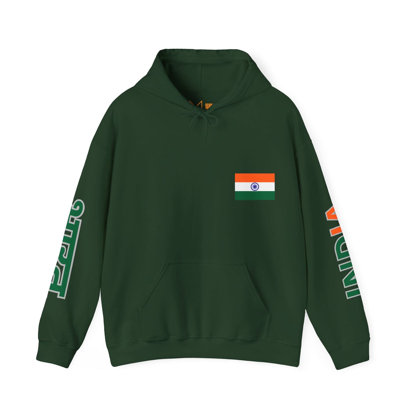 India Unisex Hooded Sweatshirt - Asia