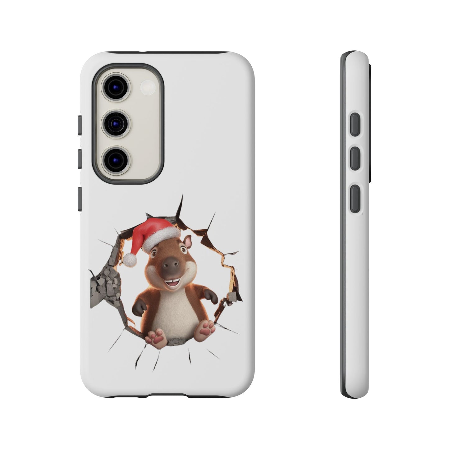 Christmas Capybara Santa Tough Phone Case