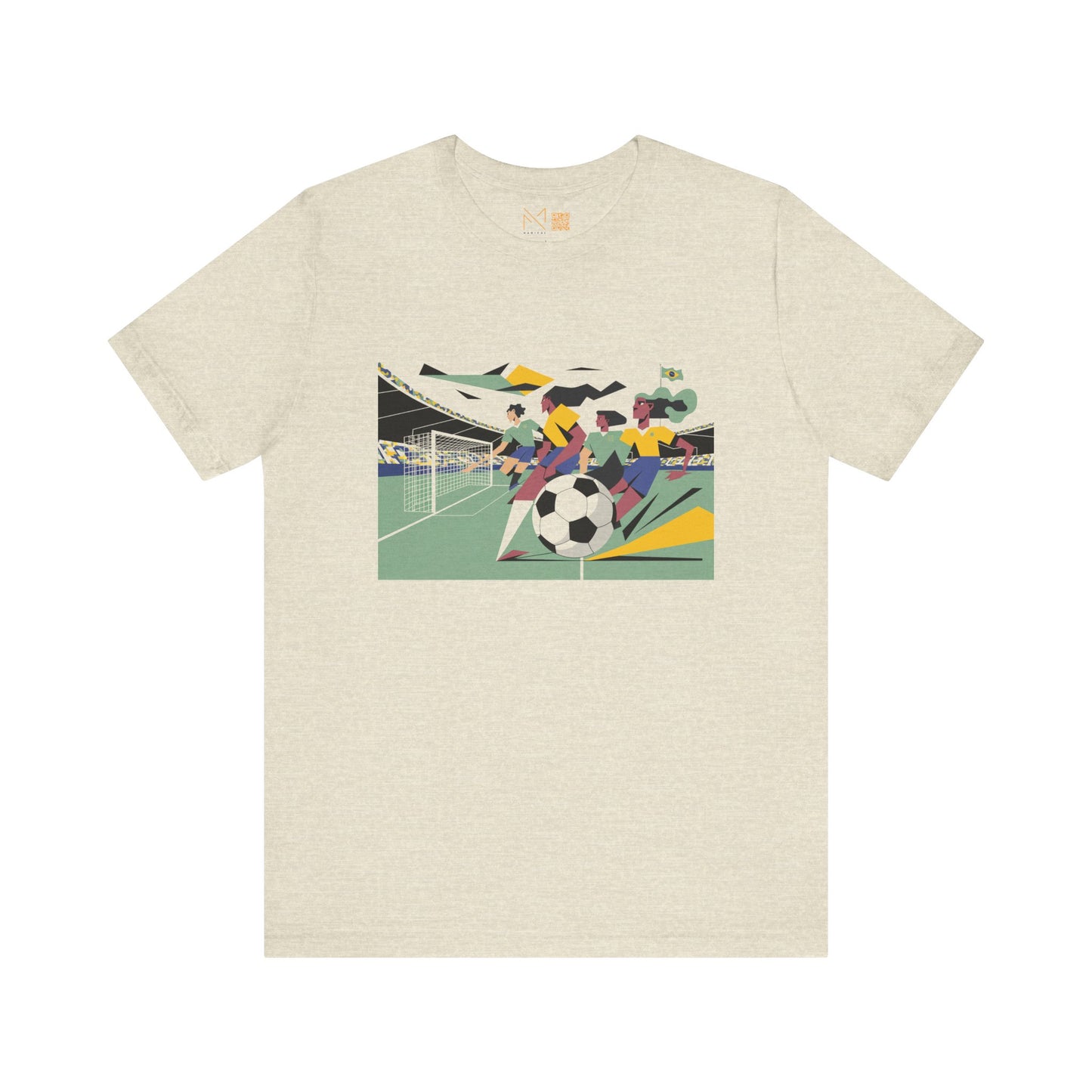 Soccer Vibes Unisex Jersey Tee - Perfect for Fans & Playful Days