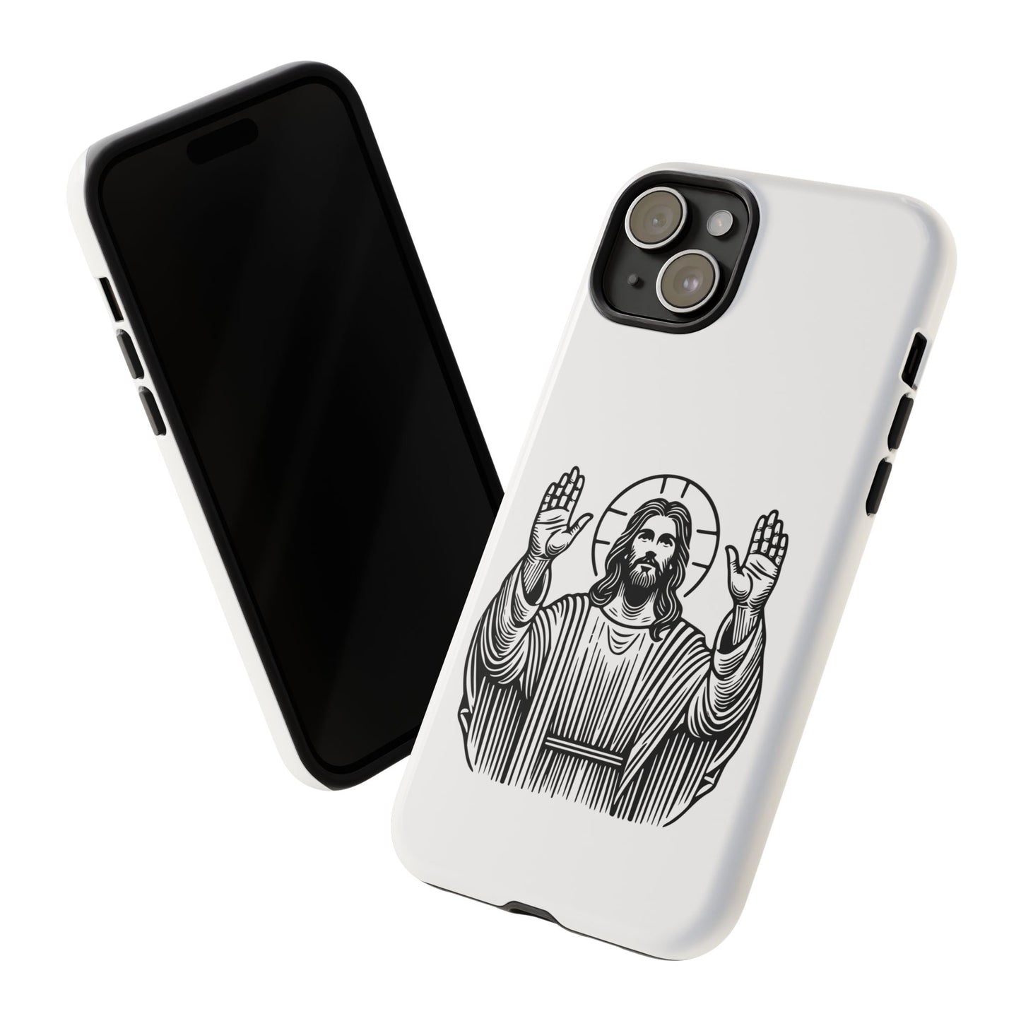 Jesus Phone Case - Simple yet Protective - iPhone- Samsung Galaxy - Google Pixel