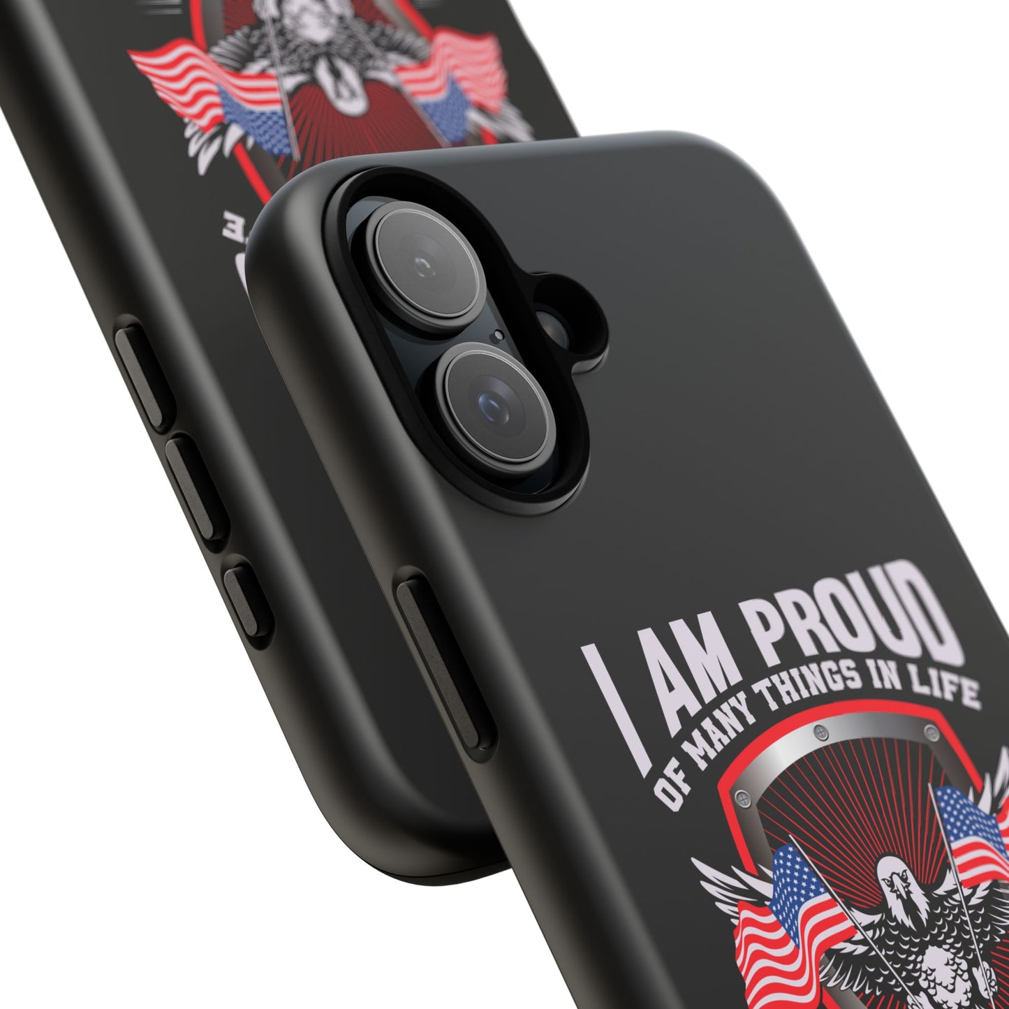 Proud American Patriot Phone Case - I Am Proud Design - iPhone- Samsung Galaxy - Google Pixel