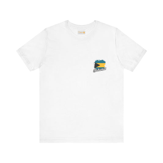 Bahamas Flag Modern Design - Unisex Tee