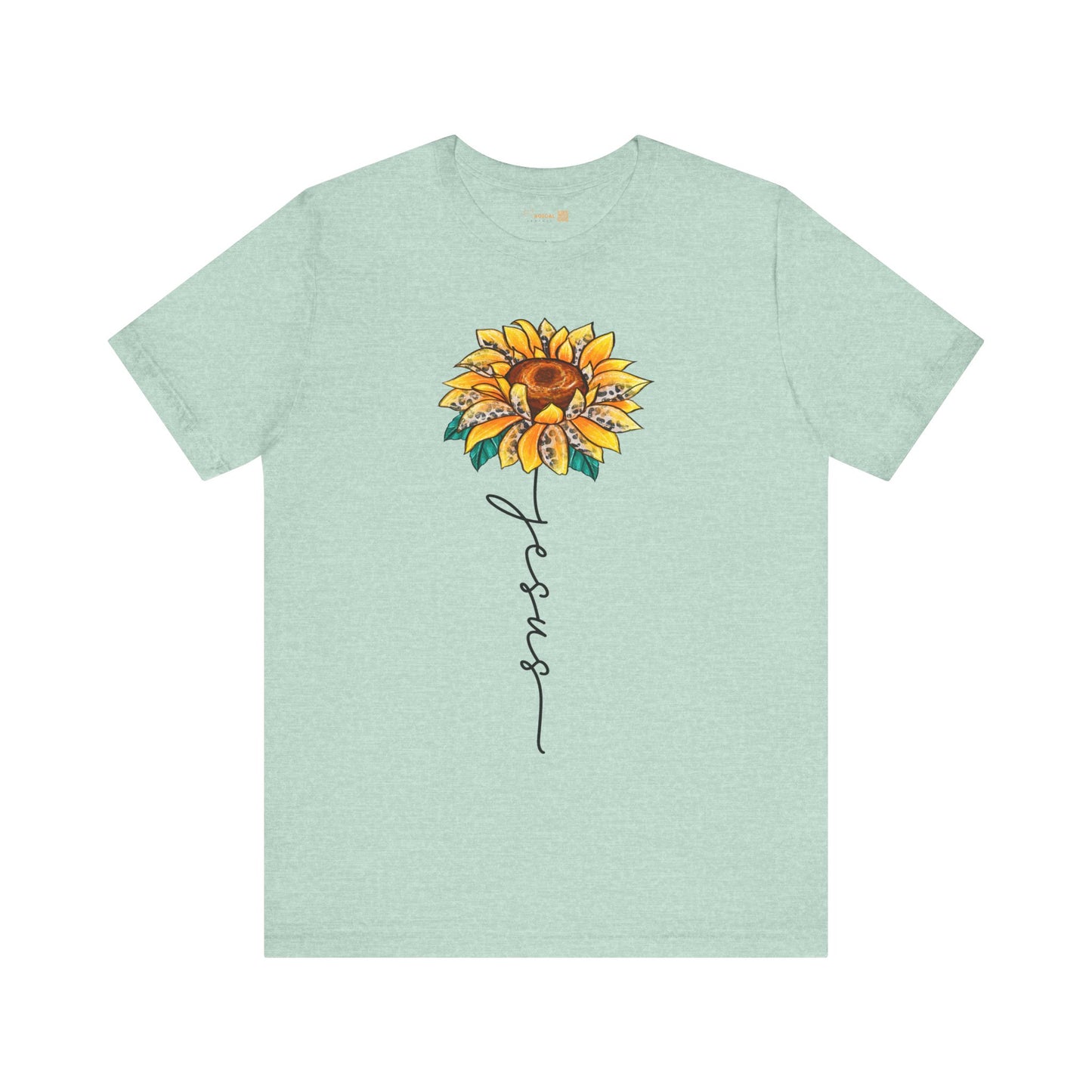 Female Adult Jersey Short Sleeve T-Shirt - Jesus Flower