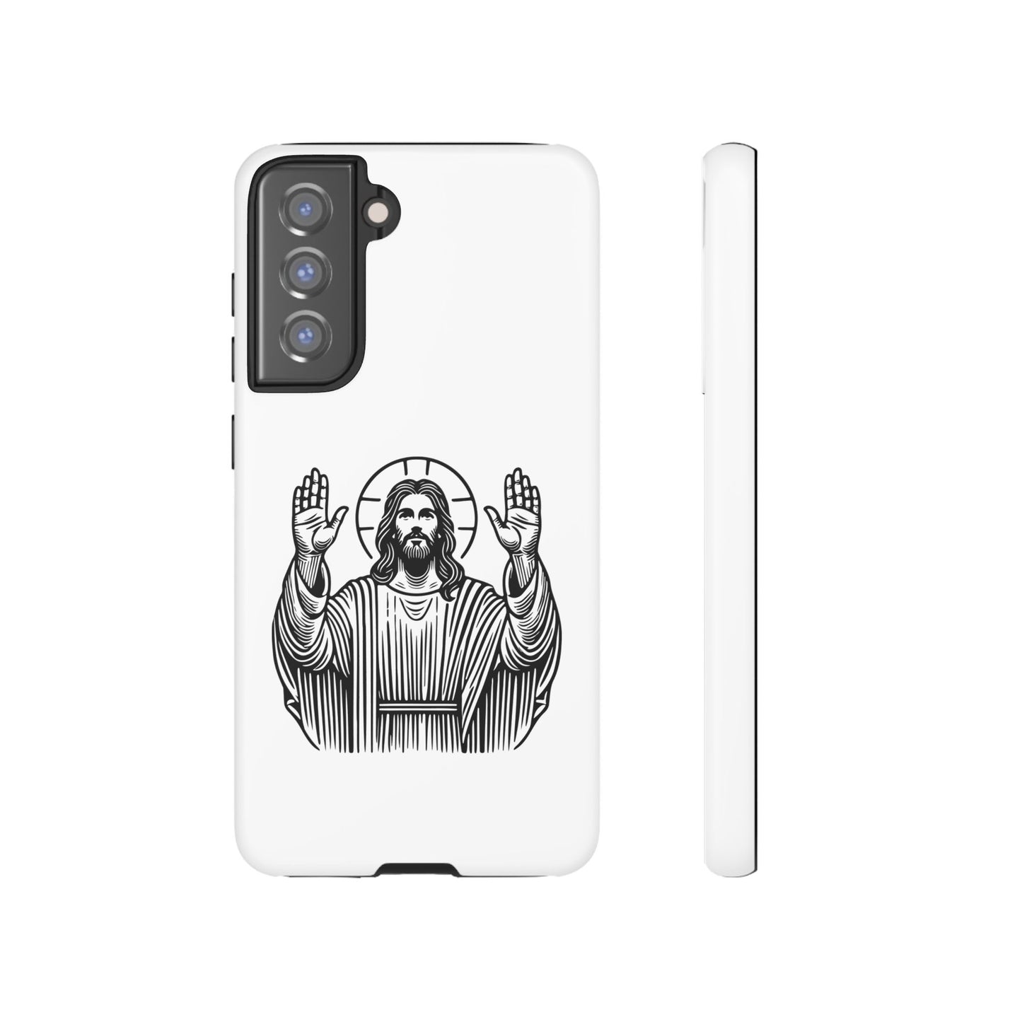 Jesus Phone Case - Simple yet Protective - iPhone- Samsung Galaxy - Google Pixel