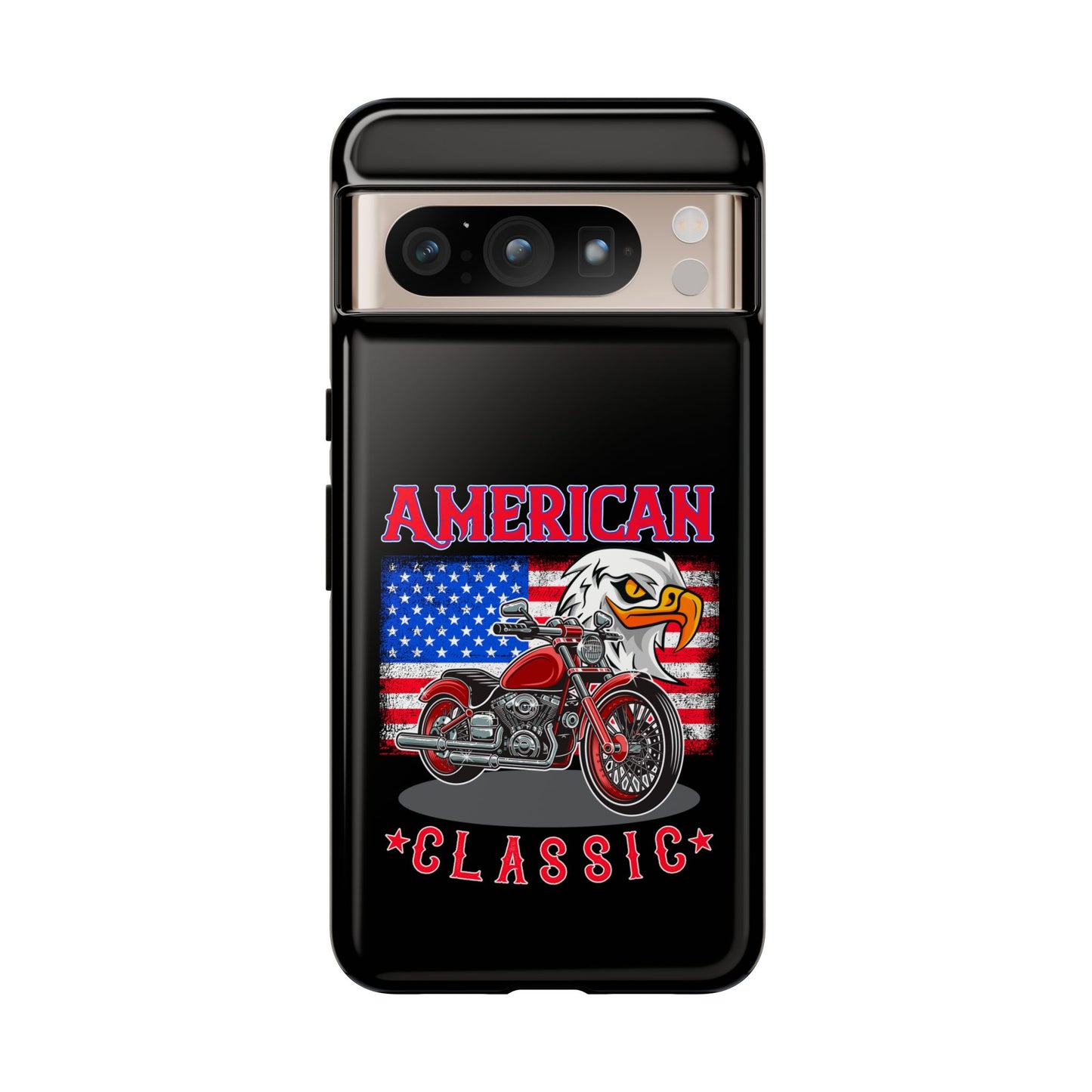 American Classic Motorcycle Phone Case - Tough Protection - iPhone, Samsung Galaxy, Google Pixel