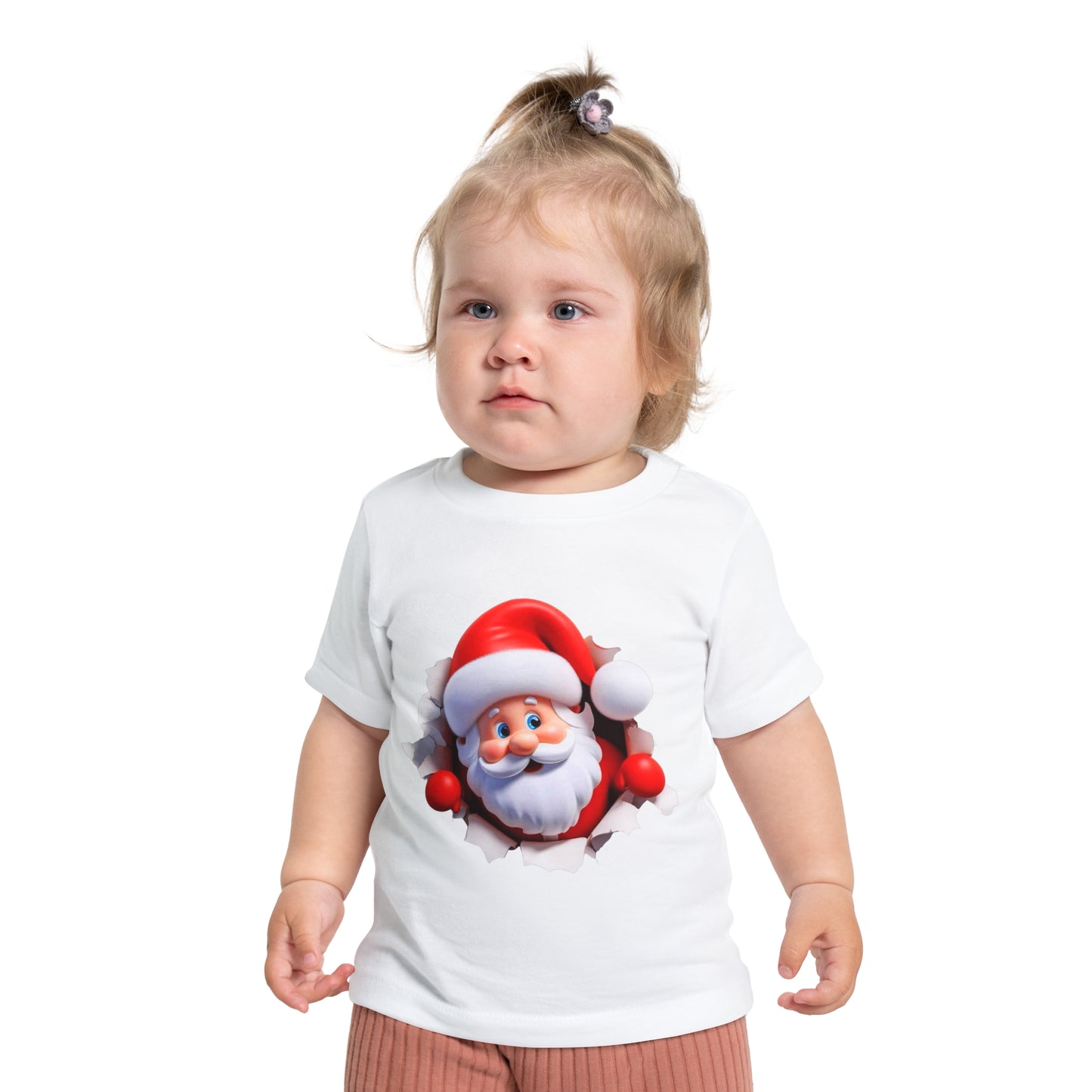 Cute Santa Baby T-Shirt for Christmas - 3 to 18 month old