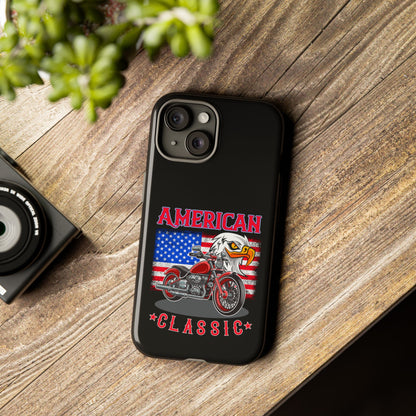 American Classic Motorcycle Phone Case - Tough Protection - iPhone, Samsung Galaxy, Google Pixel