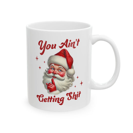 Funny Christmas Ceramic Mug - You Cant Adult Today