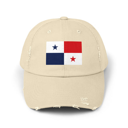 Panama Flag Distressed Cap - Unisex Casual Hat - North America