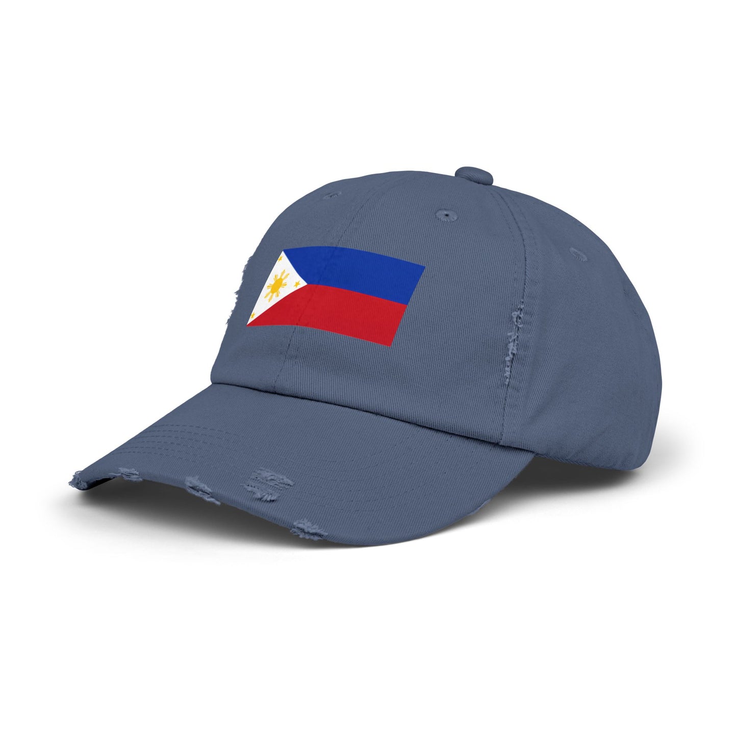 Philippines Flag Distressed Cap - Unisex Casual Hat - Asia