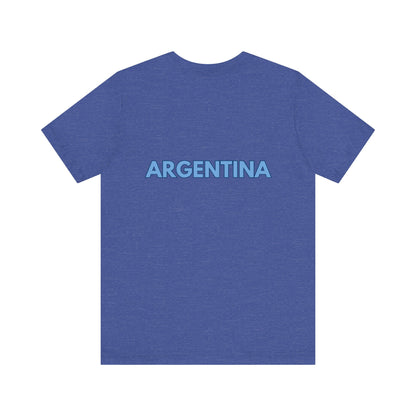 Argentina Flag Unisex Short Sleeve Tee - Spanish Collection