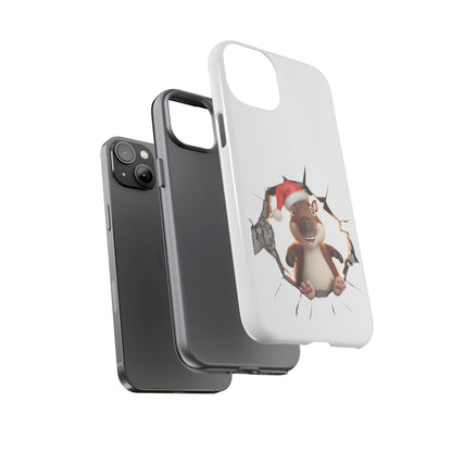 Christmas Capybara Santa Tough Phone Case