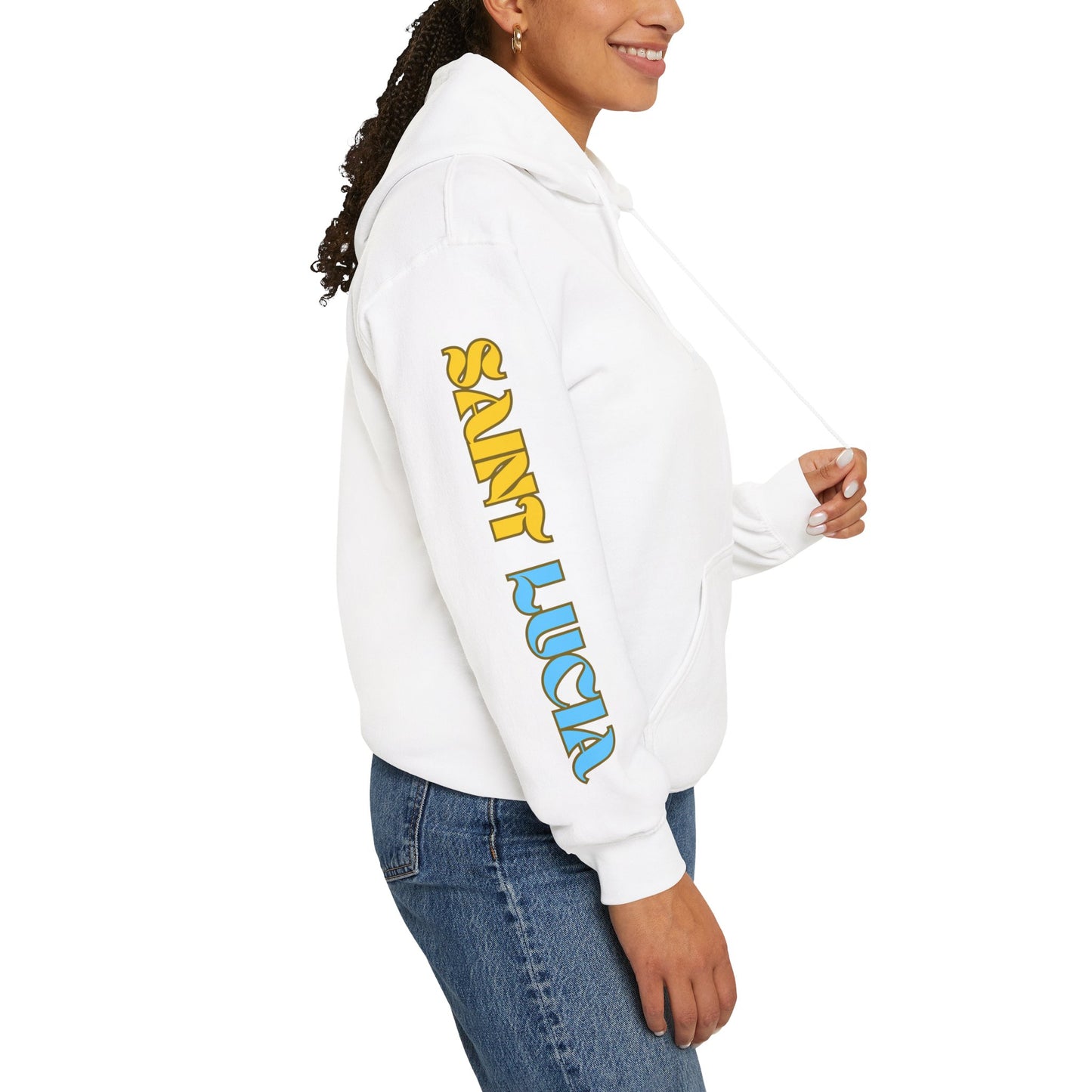 Saint Lucia Unisex Hooded Sweatshirt - Caribbean