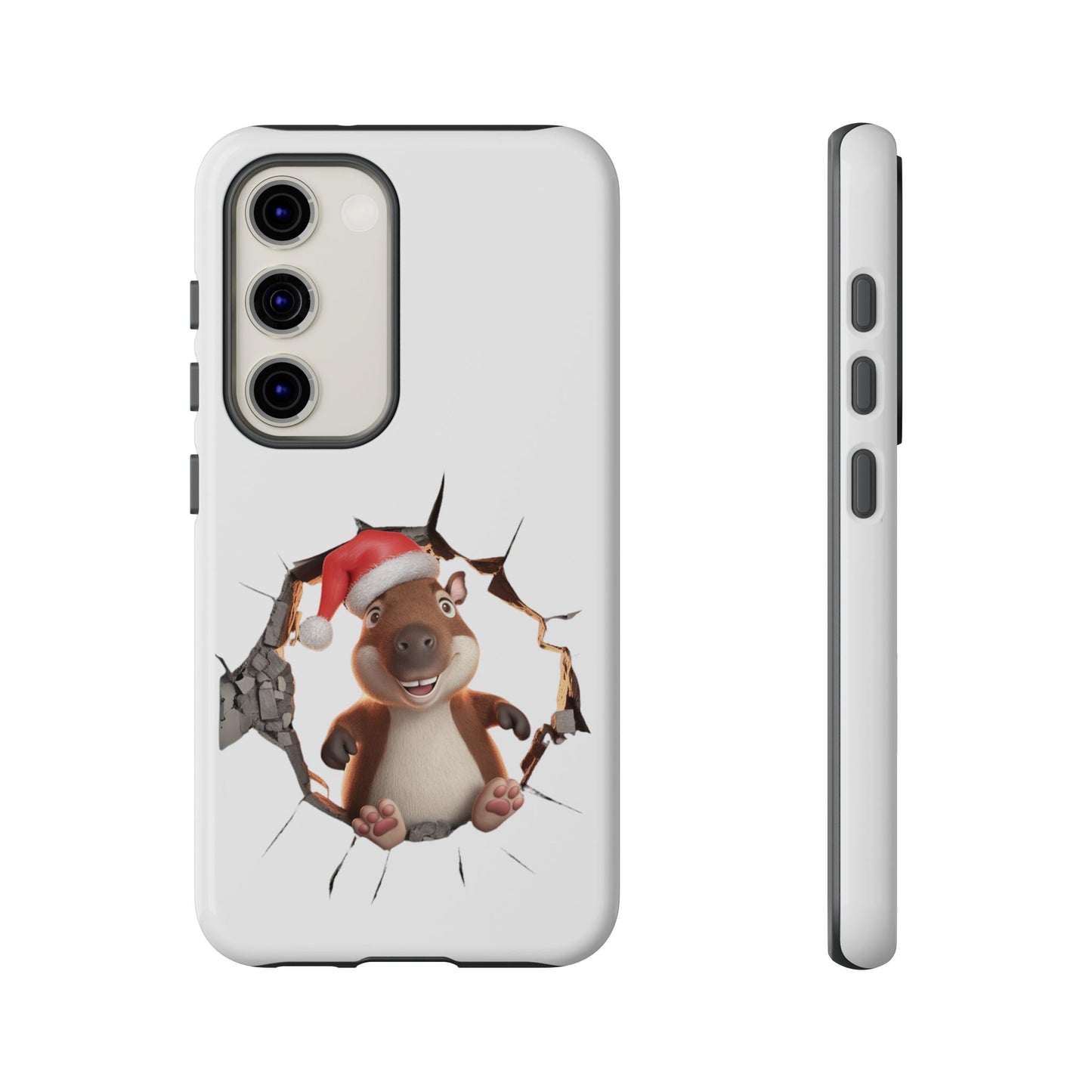 Christmas Capybara Santa Tough Phone Case