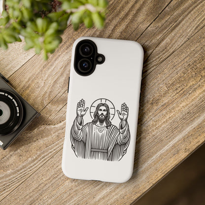 Jesus Phone Case - Simple yet Protective - iPhone- Samsung Galaxy - Google Pixel