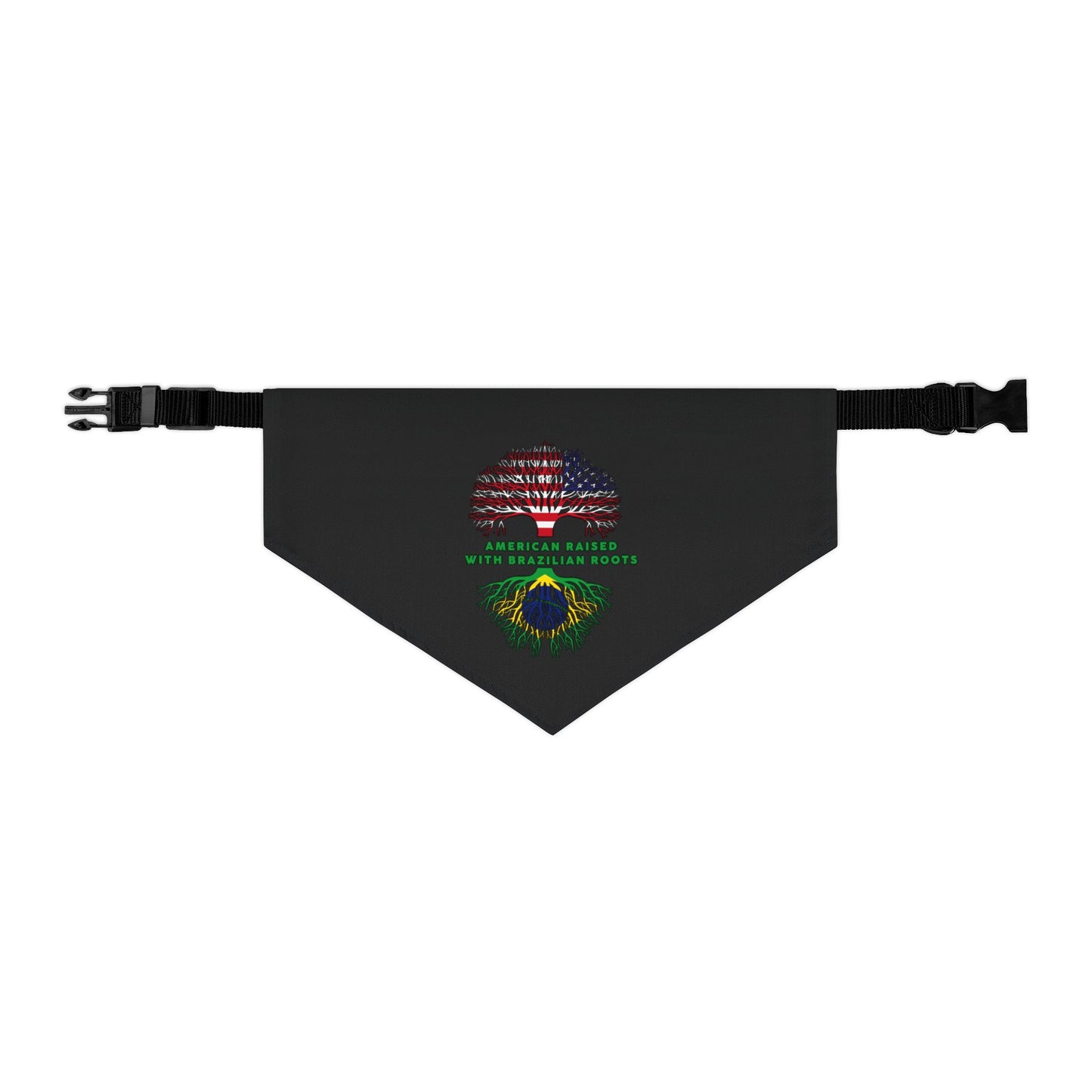 Black - Pet Bandana Collar - Brazilian Roots