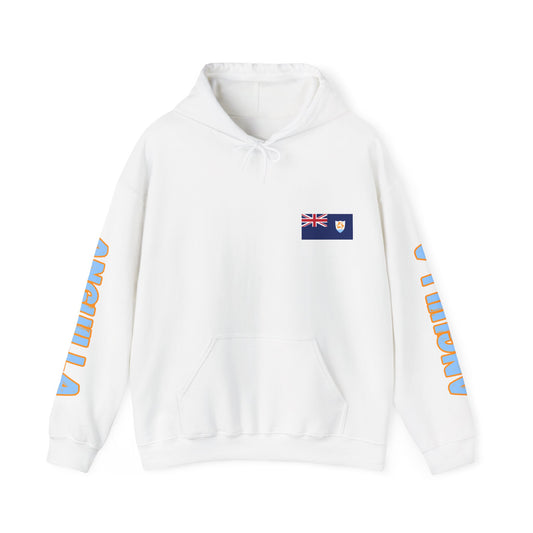 Arguilla Flag Unisex Hoodie - Caribbean - Island Territory