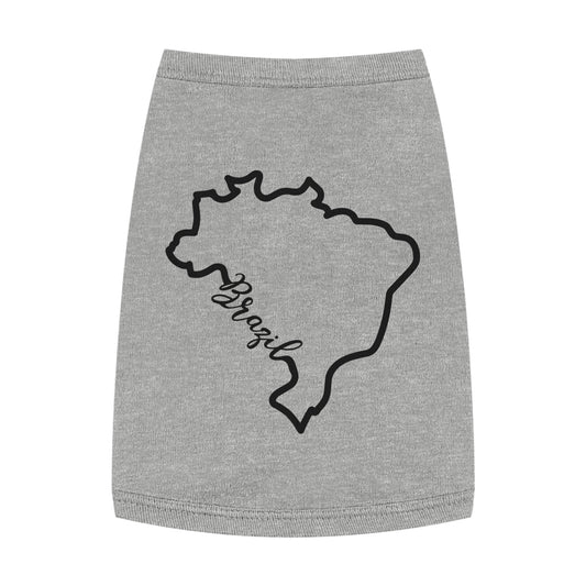 Pet Tank Top - Silhueta Brasil