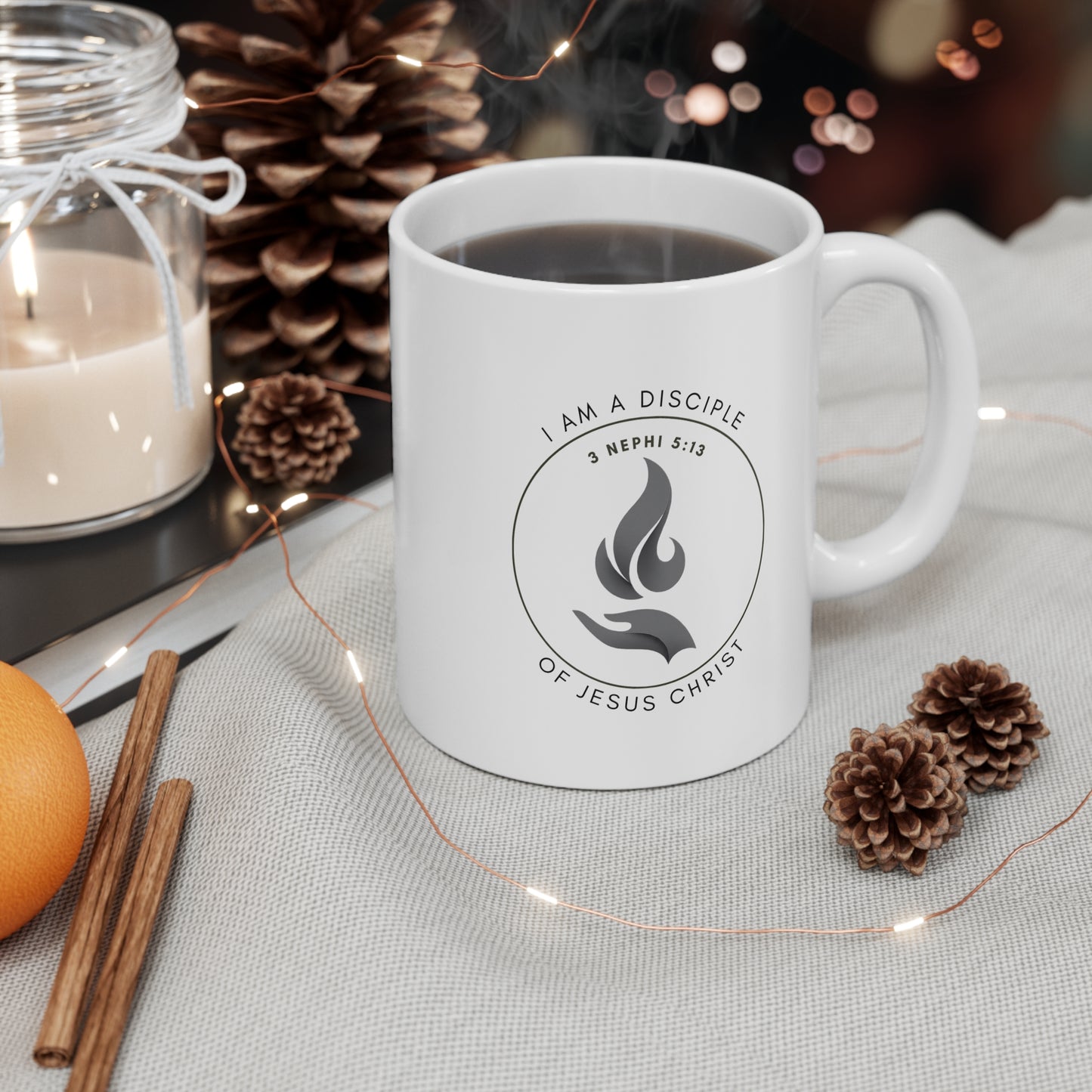 Mormon Faith Mug - 11oz White Ceramic