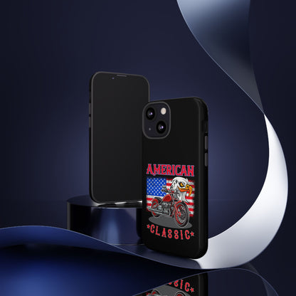 American Classic Motorcycle Phone Case - Tough Protection - iPhone, Samsung Galaxy, Google Pixel