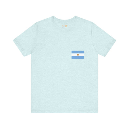 Argentina Flag Unisex Short Sleeve Tee - Spanish Collection