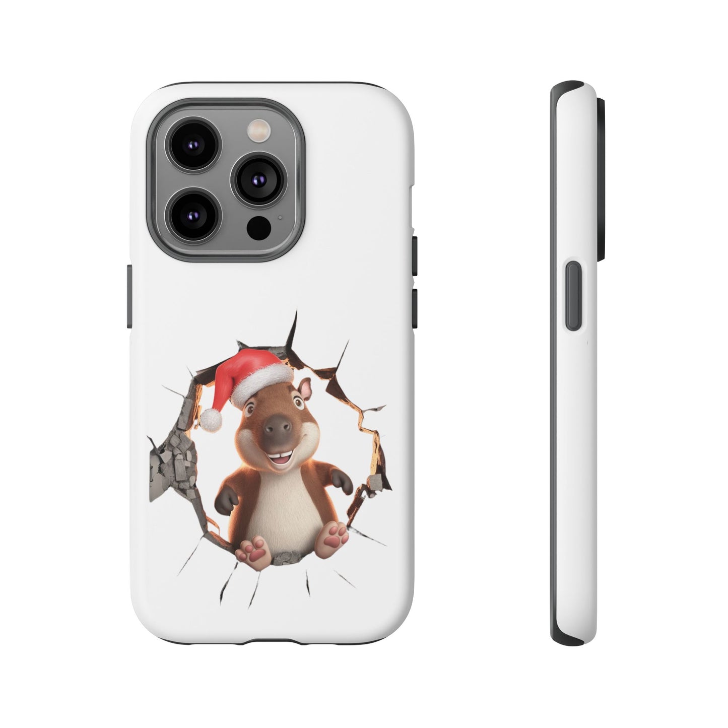 Christmas Capybara Santa Tough Phone Case