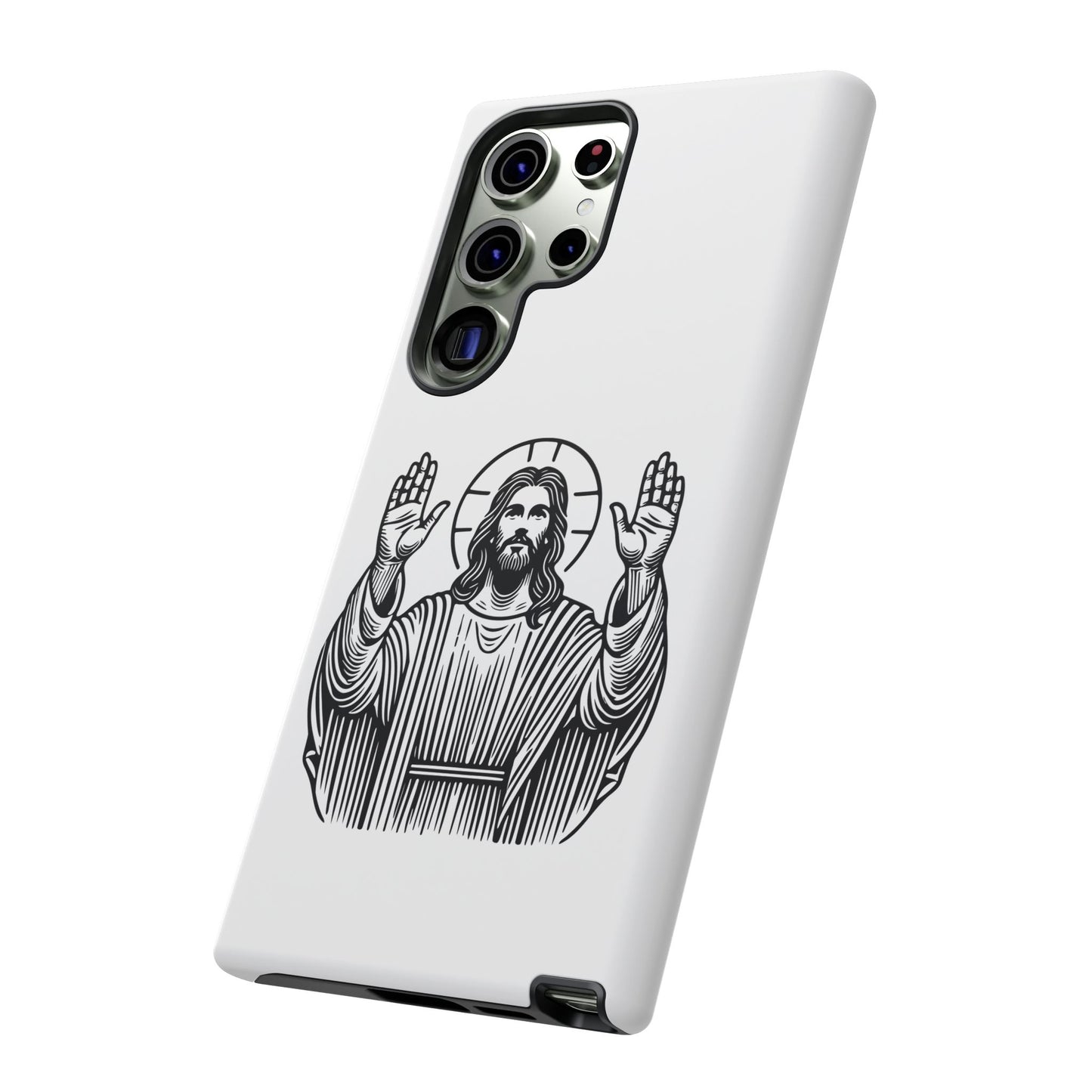 Jesus Phone Case - Simple yet Protective - iPhone- Samsung Galaxy - Google Pixel