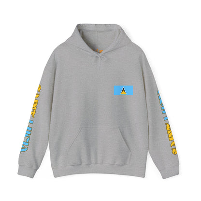 Saint Lucia Unisex Hooded Sweatshirt - Caribbean