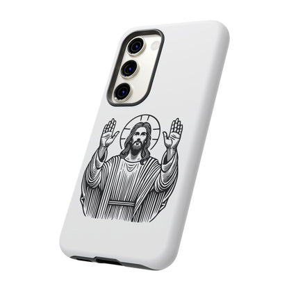 Jesus Phone Case - Simple yet Protective - iPhone- Samsung Galaxy - Google Pixel