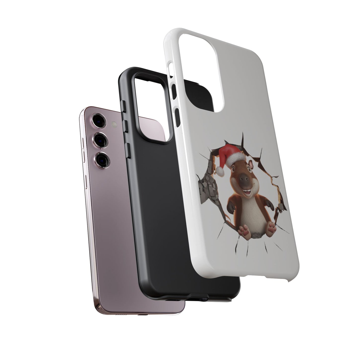 Christmas Capybara Santa Tough Phone Case