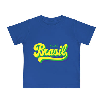 Adorable Brazilian Vibes Baby T-Shirt (3-24 Months) - Mini Brasil