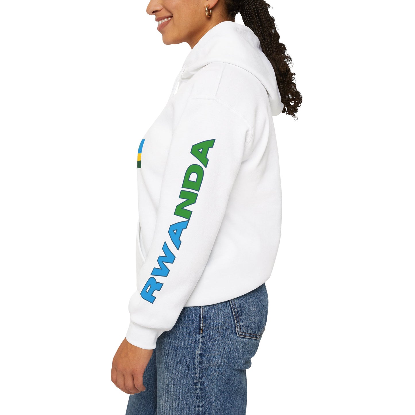 Rwanda Unisex Hooded Sweatshirt - Africa