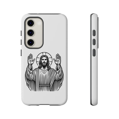 Jesus Phone Case - Simple yet Protective - iPhone- Samsung Galaxy - Google Pixel