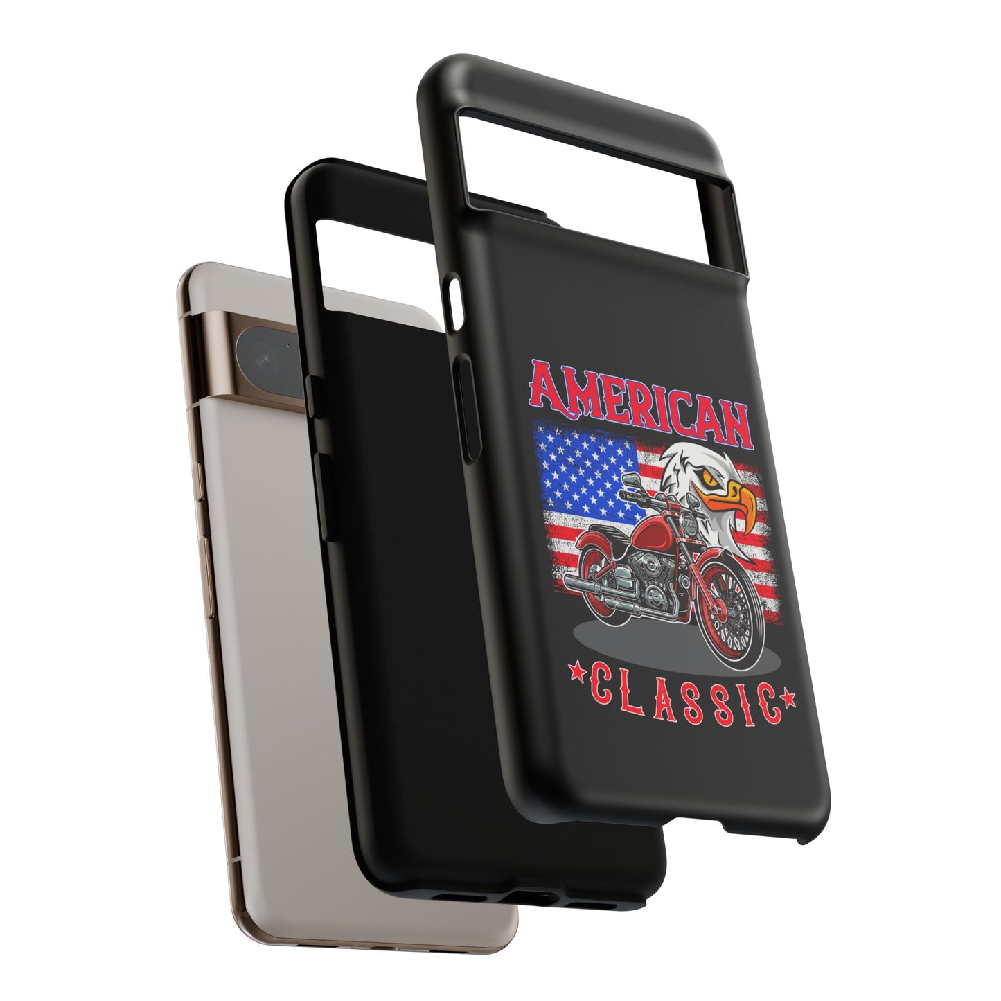 American Classic Motorcycle Phone Case - Tough Protection - iPhone, Samsung Galaxy, Google Pixel