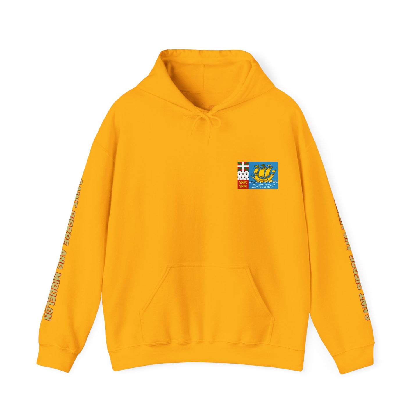 Saint Pierre and Miquelon Flag Unisex Hoodie - Caribbean - Island Territory