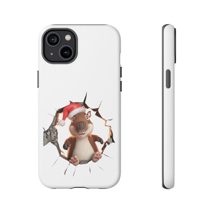 Christmas Capybara Santa Tough Phone Case