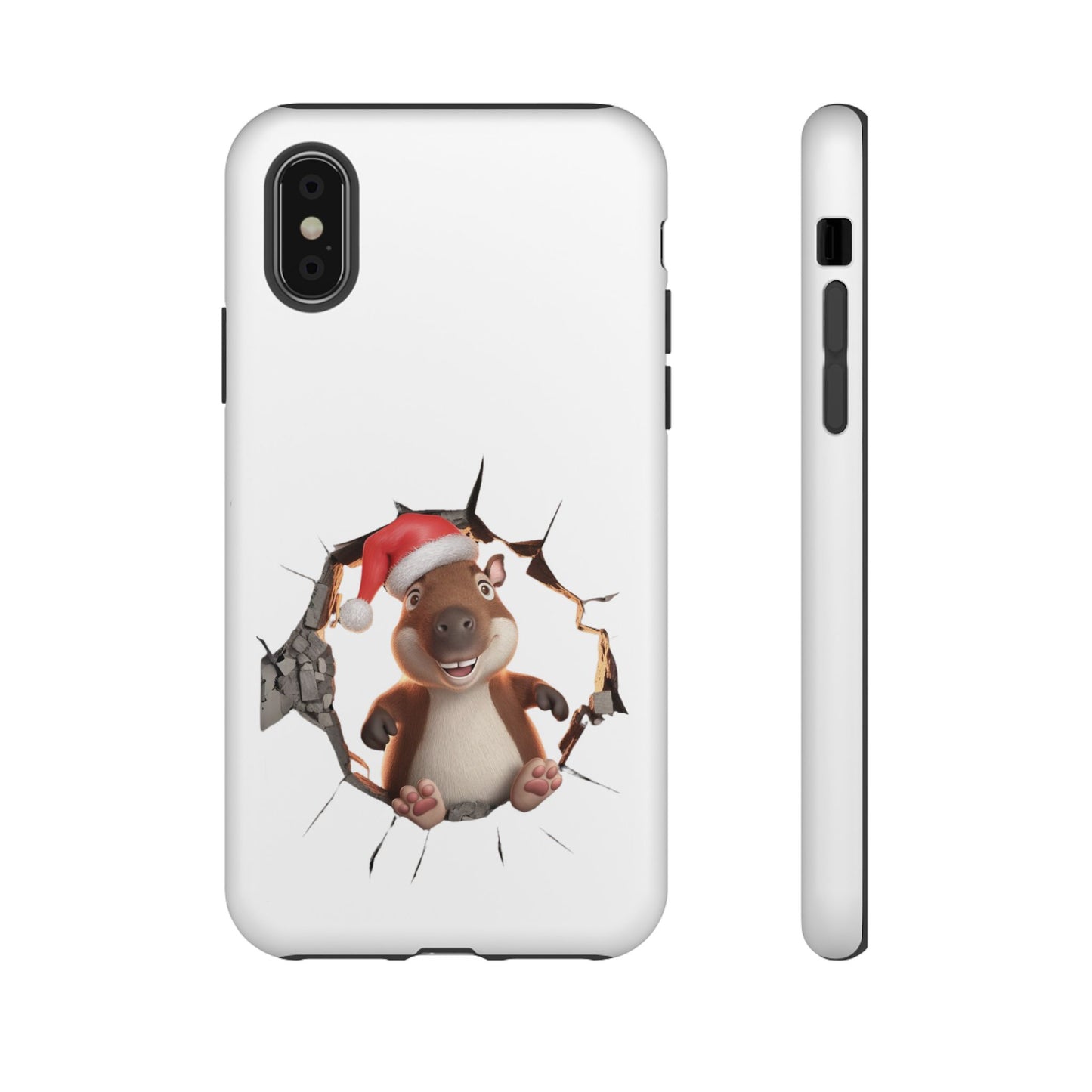 Christmas Capybara Santa Tough Phone Case