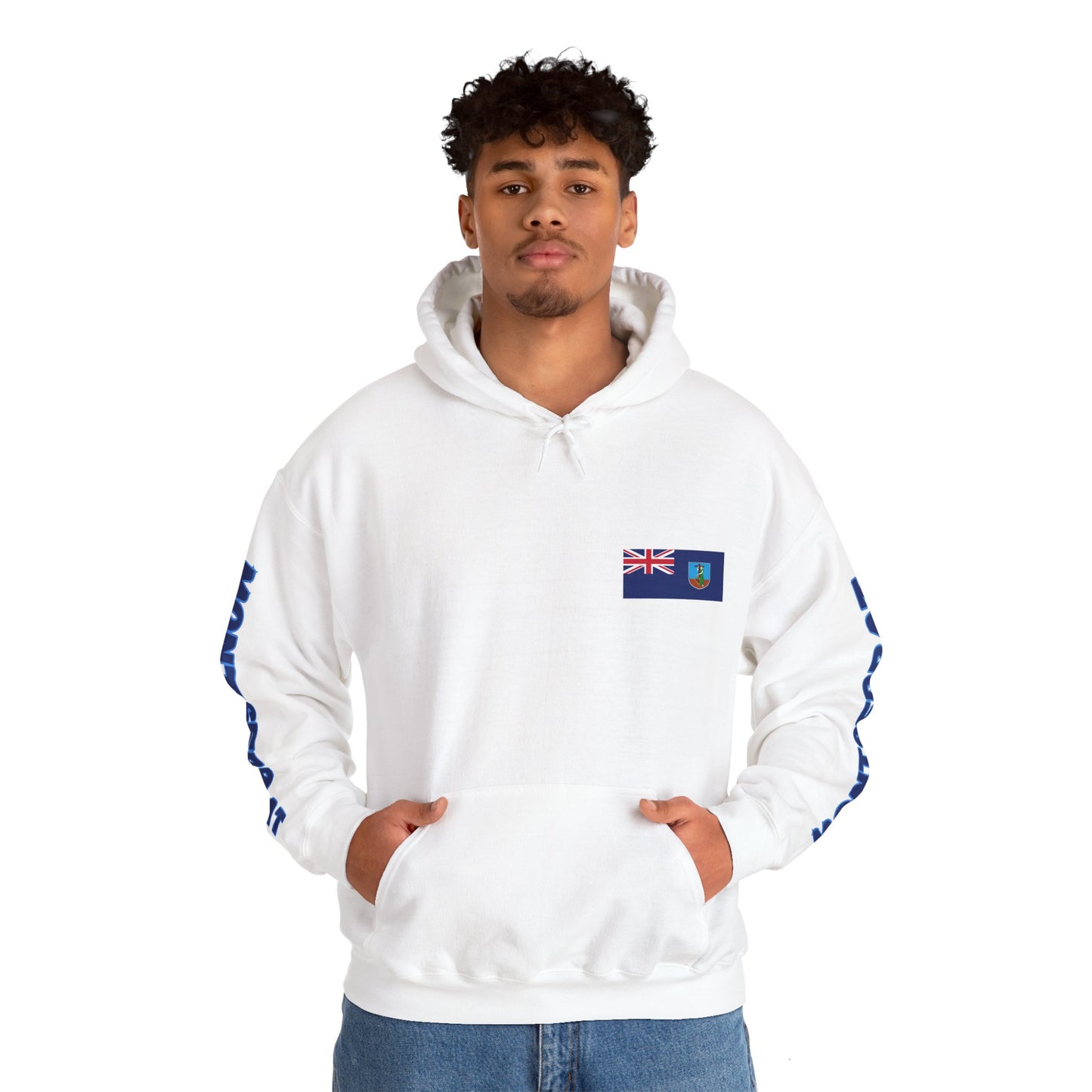 Montserrat Flag Unisex Hoodie - Caribbean - Island Territory