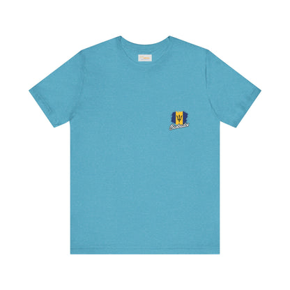 Barbados Flag Jersey Tee - Caribbean