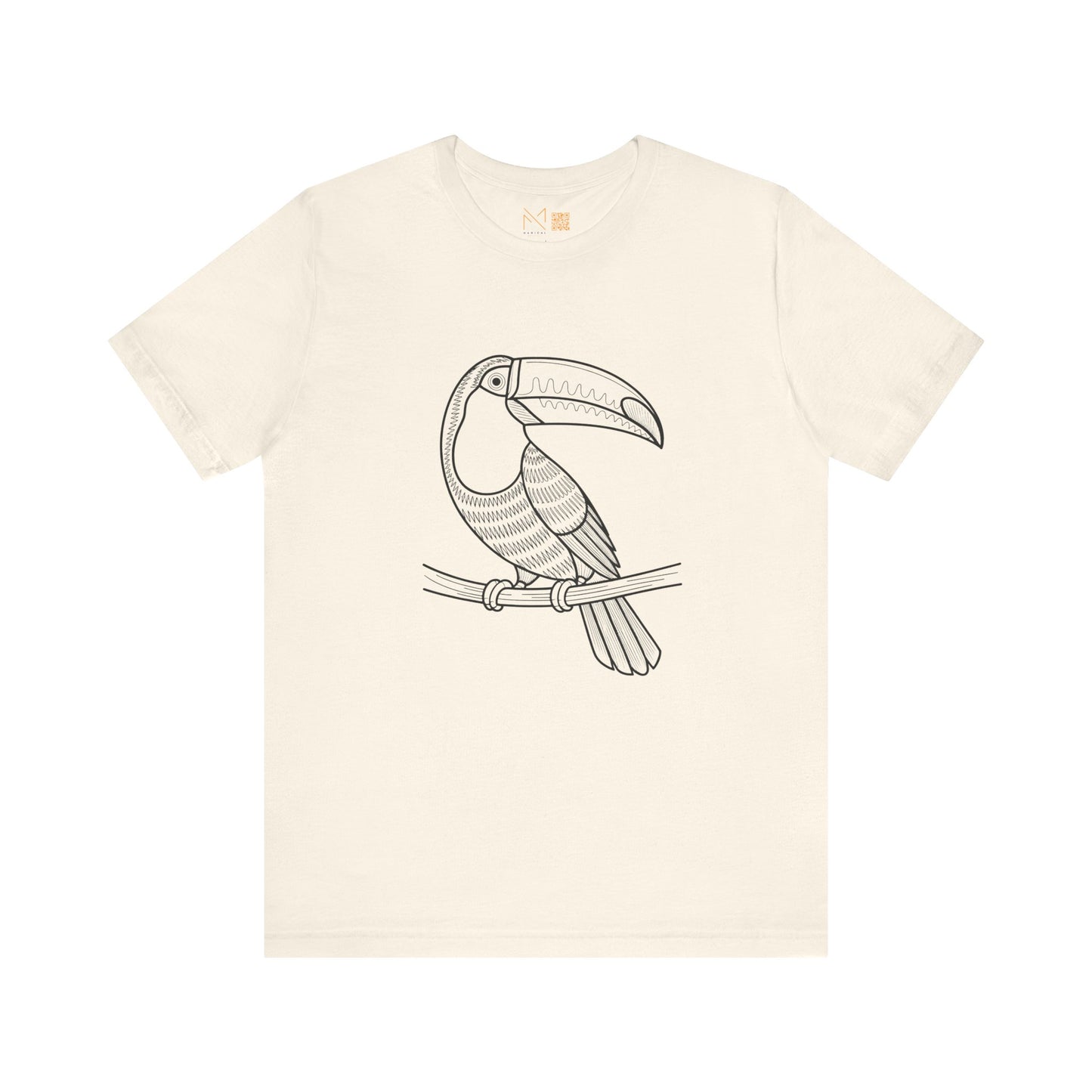 Tropical Toucan Graphic Tee - Unisex Short Sleeve Shirt