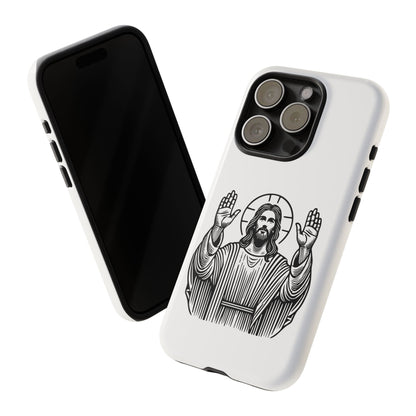 Jesus Phone Case - Simple yet Protective - iPhone- Samsung Galaxy - Google Pixel