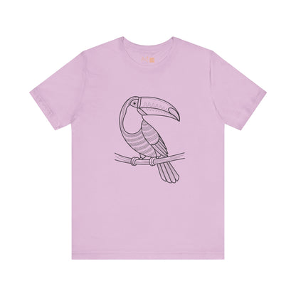 Tropical Toucan Graphic Tee - Unisex Short Sleeve Shirt