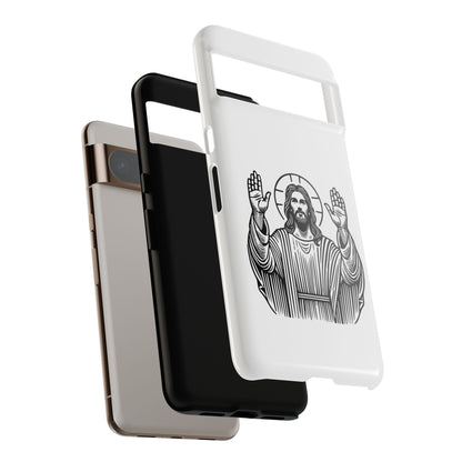 Jesus Phone Case - Simple yet Protective - iPhone- Samsung Galaxy - Google Pixel