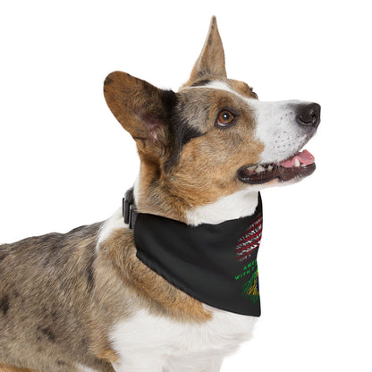 Black - Pet Bandana Collar - Brazilian Roots