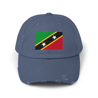 Saint Kitts and Nevis Flag Cap - Unisex Casual Hat - Caribbean