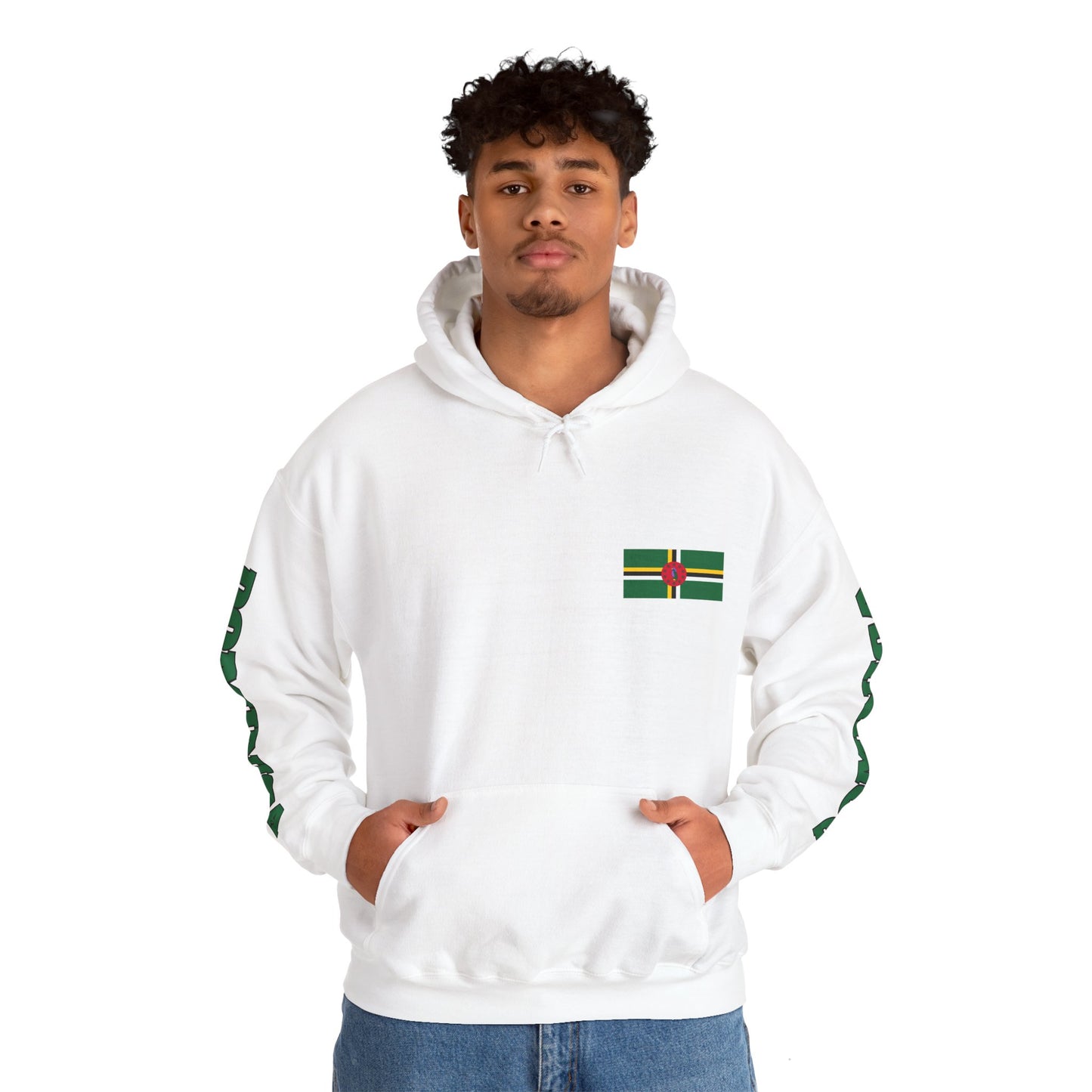 Dominica Unisex Hooded Sweatshirt - Caribbean