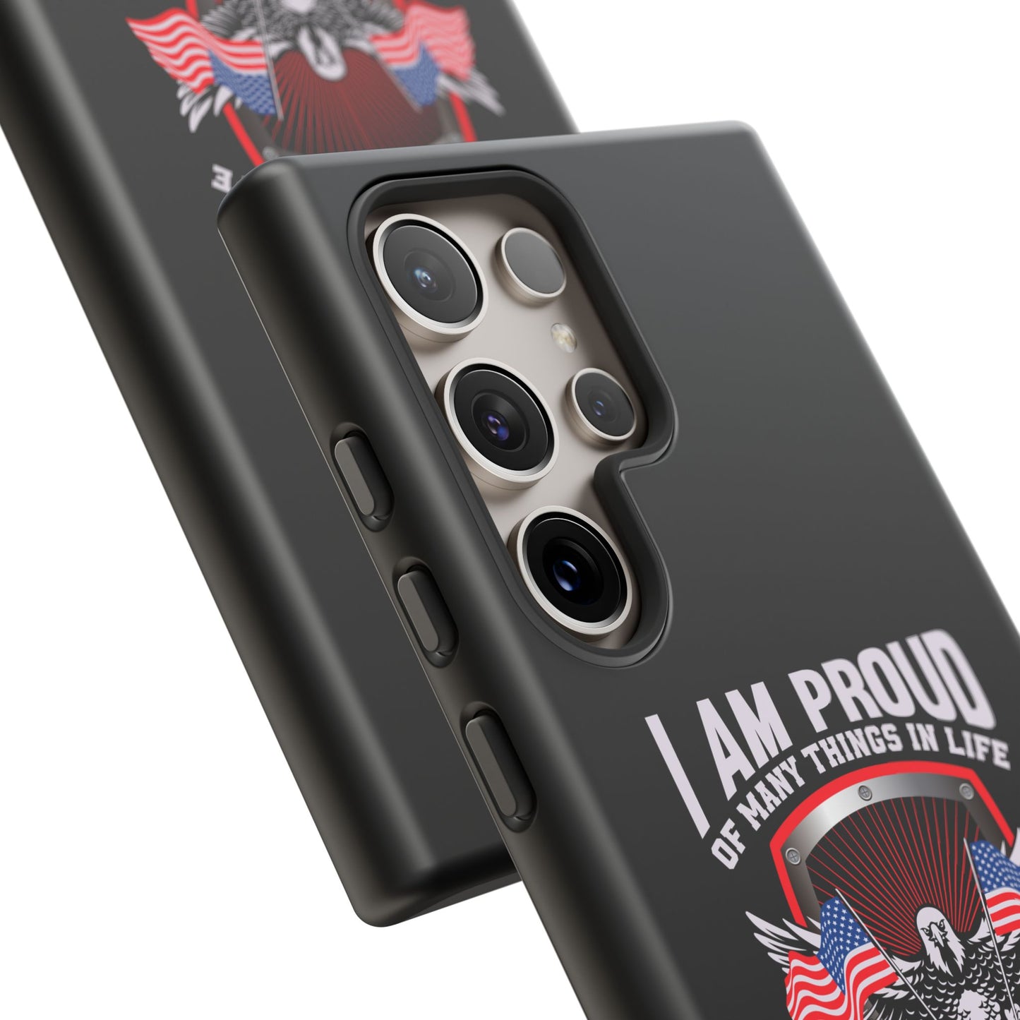 Proud American Patriot Phone Case - I Am Proud Design - iPhone- Samsung Galaxy - Google Pixel