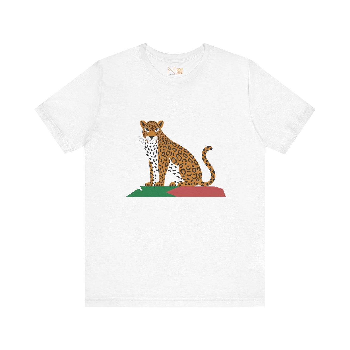 Leopard Print Unisex Jersey Tee - Wildlife Lover's Fashion