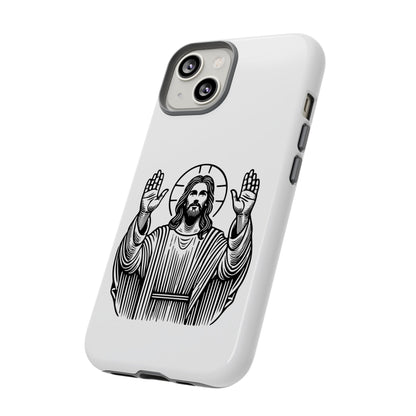 Jesus Phone Case - Simple yet Protective - iPhone- Samsung Galaxy - Google Pixel